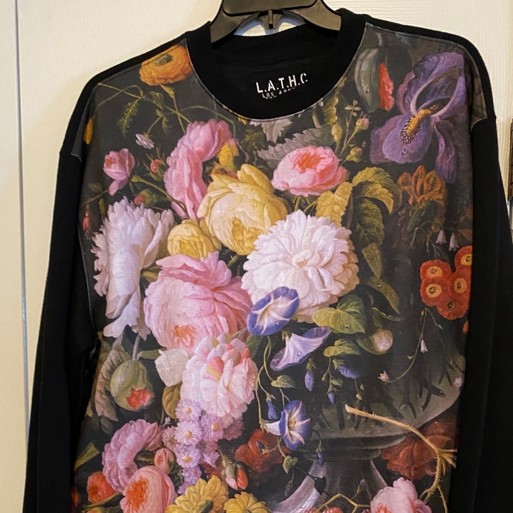 Floral sweatshirt men’s xl